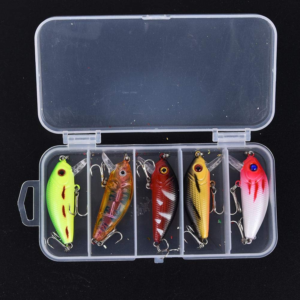 5 Esche Da Pesca Dure Jerkbait Minnow 10,5 Cm 11,5 G - HENGJIA Per Bass, Luccio, Trota
