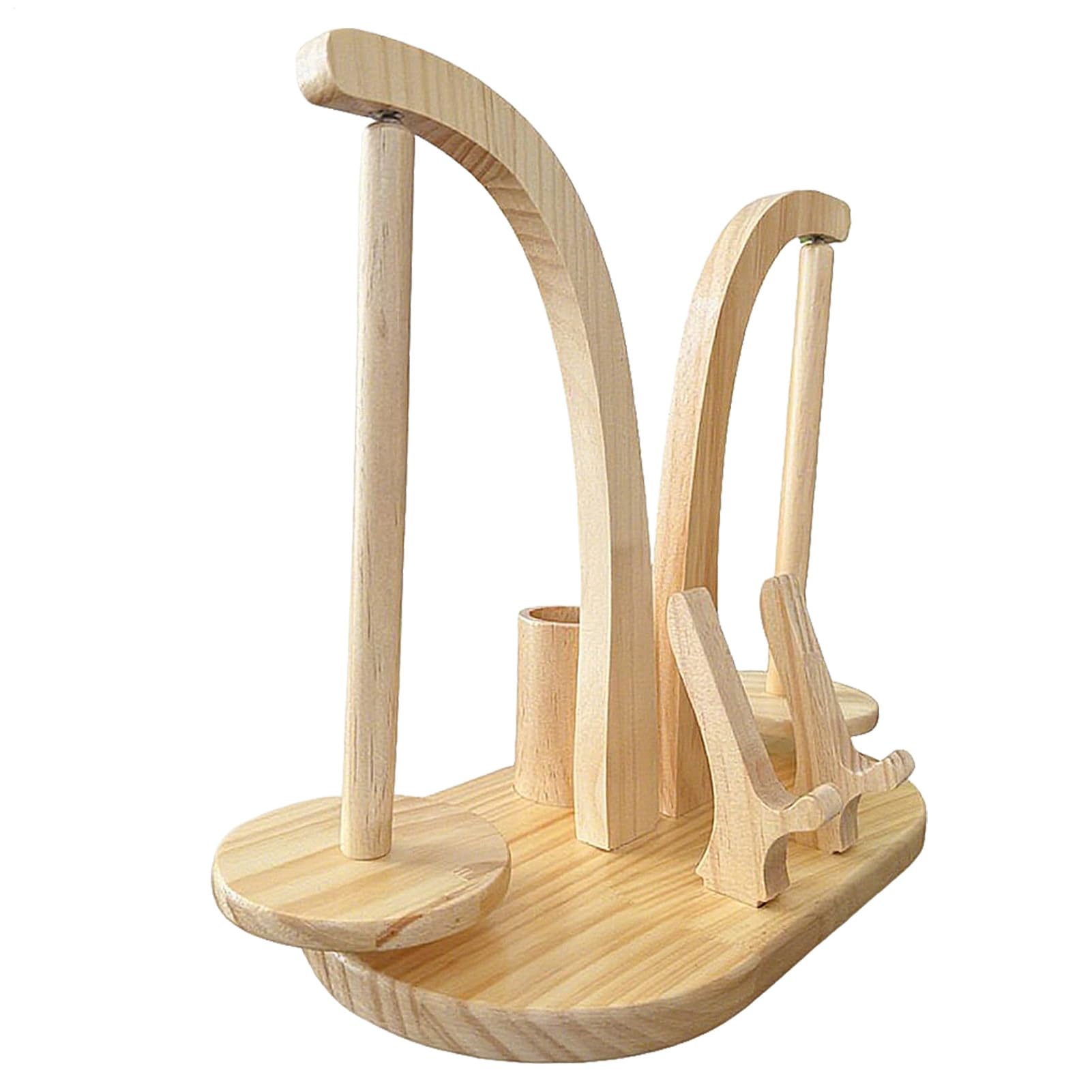 Générique Supporto girevole in legno con base magnetica