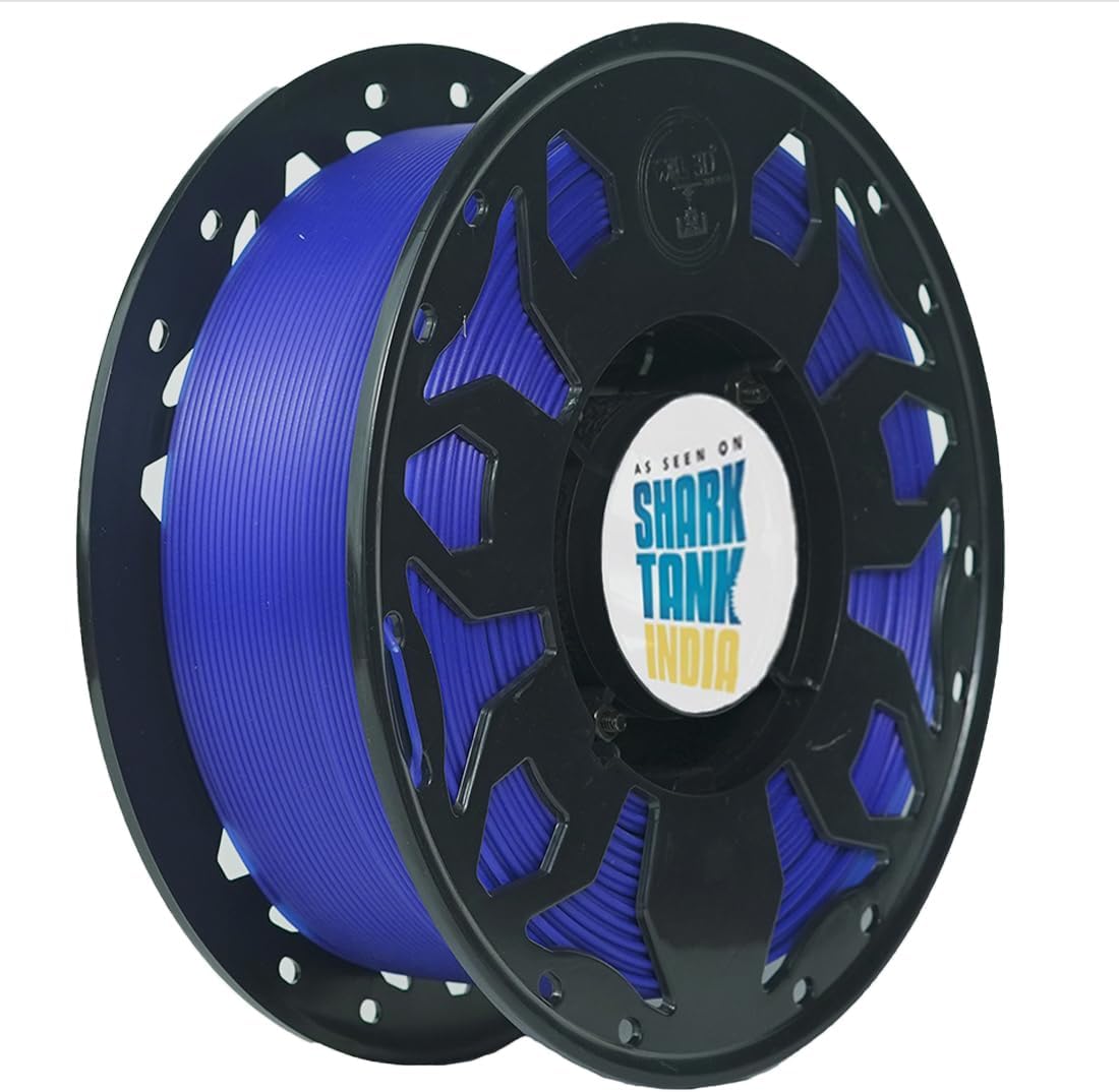 WOL3D PLA PRO + (Blue) 3D Printer Filament Roll, 1kg Net Weight, Greater Flexibility, Eco-Friendly, Low Warping Output, 1.75mm Diameter ±0.02mm Accuracy, Ideal for DIY Makers, Compatible