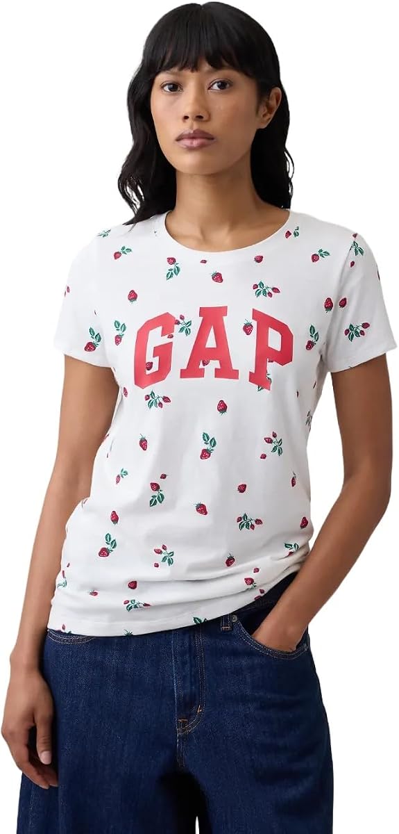 Gap Classic Logo tee Camiseta para Mujer
