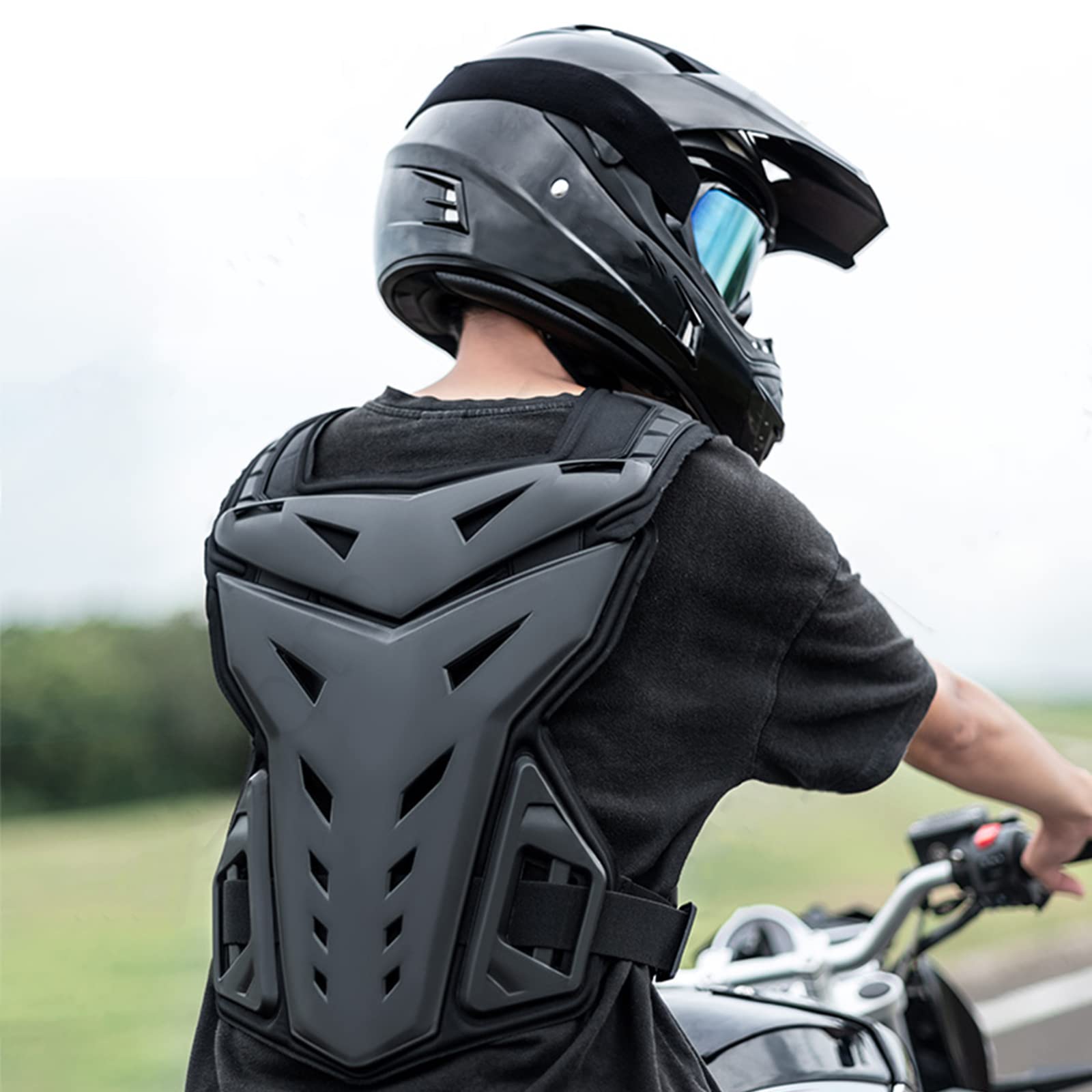 Amazon | WHYUNM26 アダルトサイクリングボディガードベストモトクロス