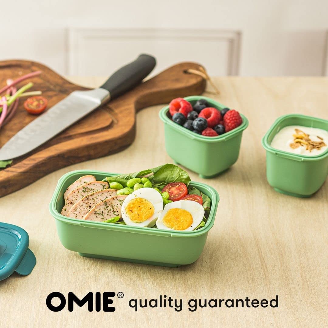 OmieBox OmieGo Connecting Bento Box Food Storage Containers Snack