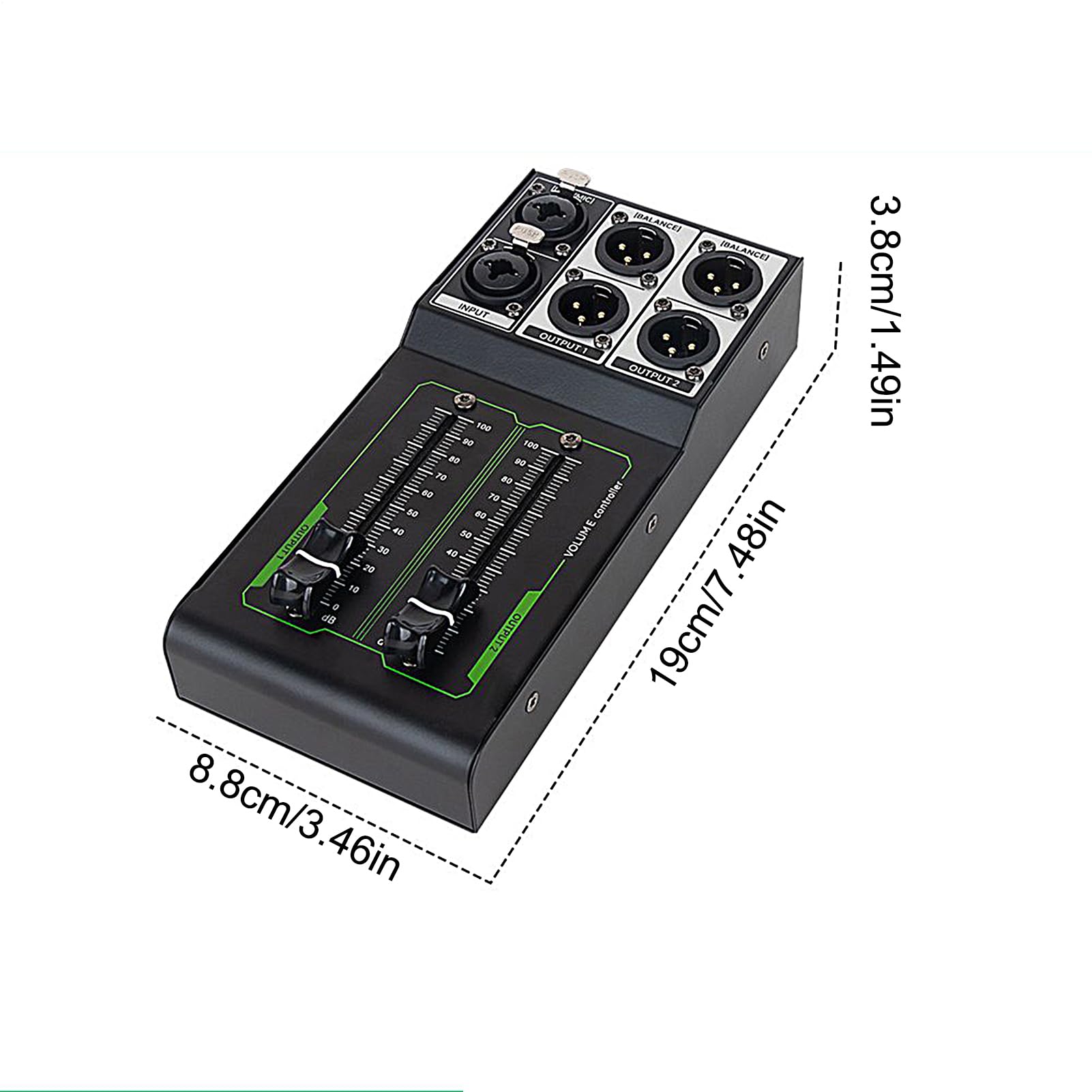 Controllo del volume dello studio, controller monitor Studio Controller di | Regolazione senza perdita, controllo audio preciso per Stereo Studio e Home Audio S