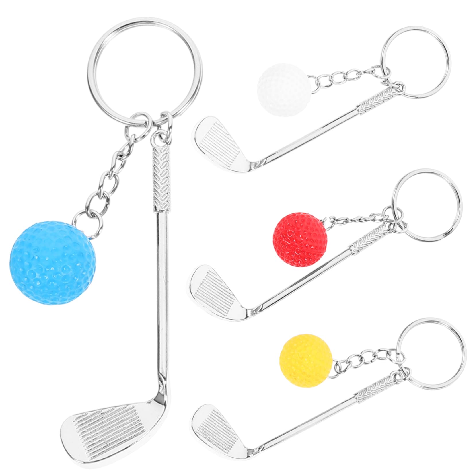 INOOMP Golf Golfbälle Partygeschenke Schlüsselanhänger Schlüsselanhänger Hängende Ornamente Schlüsselanhänger Spielzeuge Einzigartige Bälle Schlüsselanhänger