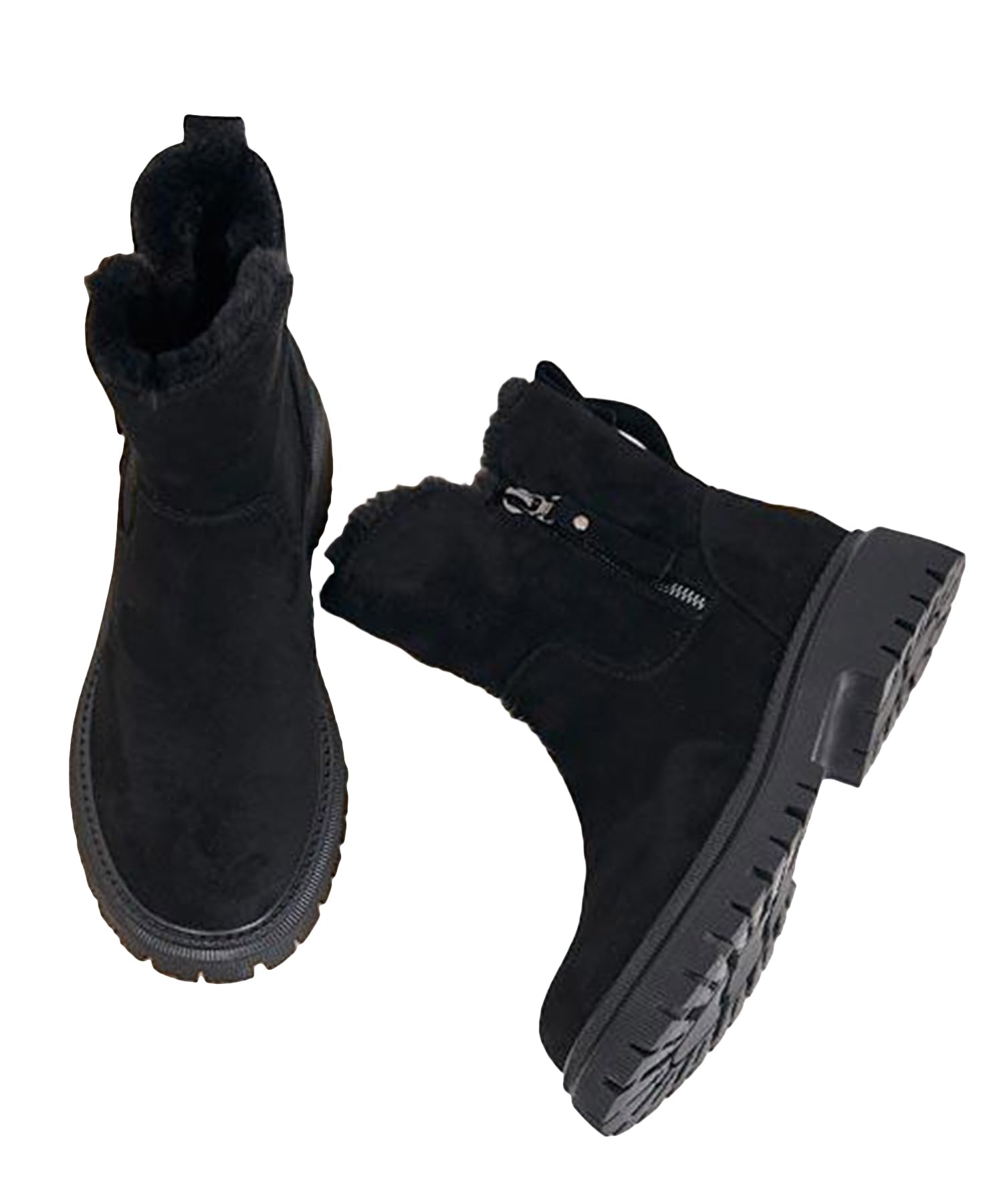 ディーゼル】厚底ショートブーツ ボア(36) ムートン ウェッジ （Amazon  