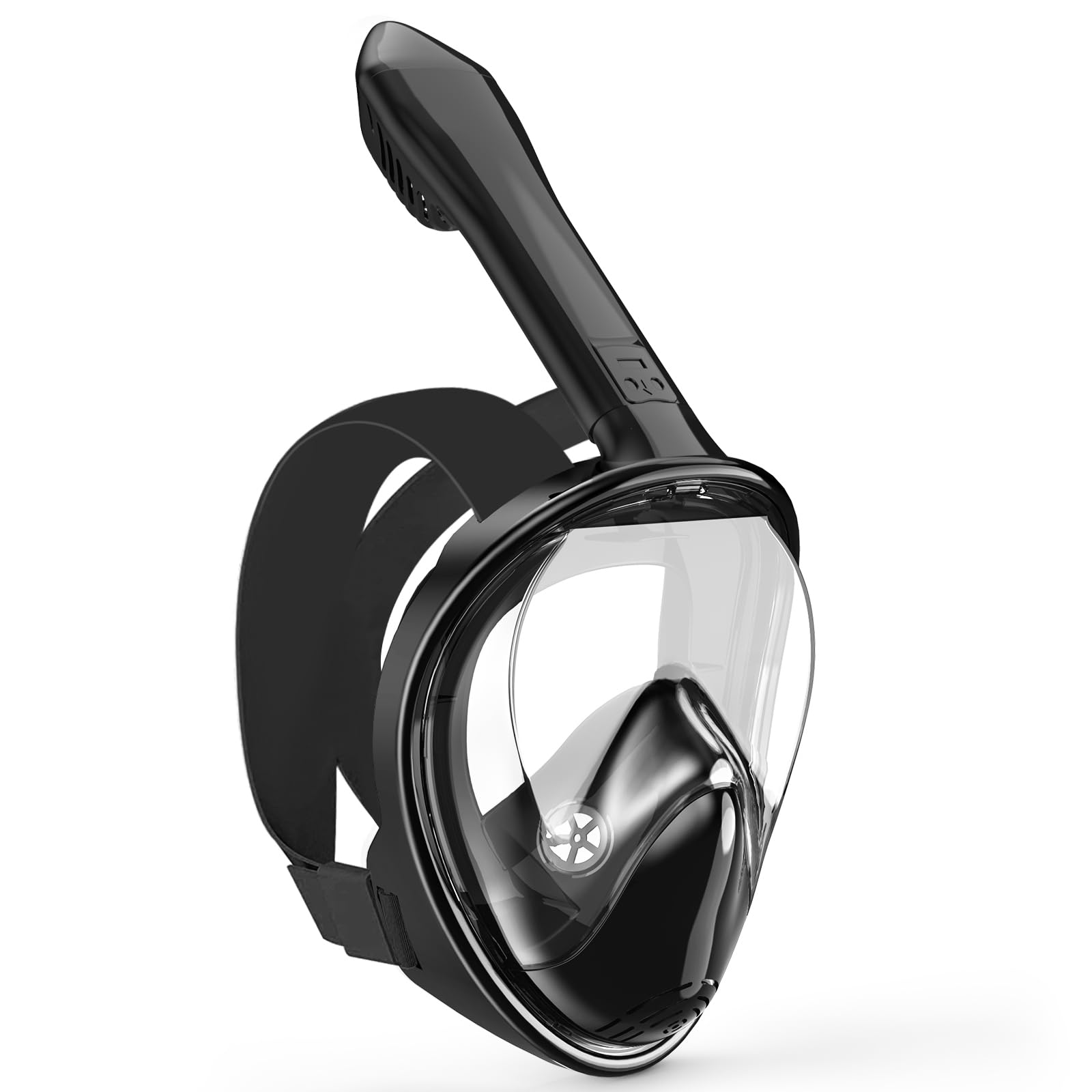 Kids Snorkel Mask Full Face, Snorkeling Gear for Kids with Camera Mount, 180 Degree Panoramic View Snorkeling Set Anti-Fog Anti-Leak
