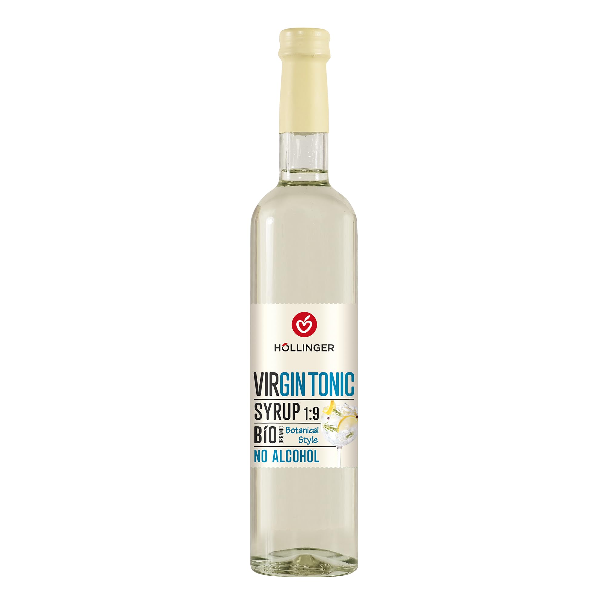 Höllinger sirop à cocktail bio Virgin Tonic - Vegan, bouteille en verre 3x500ml - cocktail sans alcool