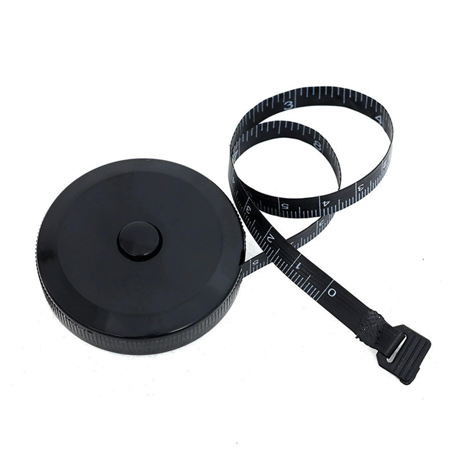 Automatic Mechanism Black Measuring Tape 0 200CM Measurement Systems ABS Case Home Essential Scale Metric Ruler