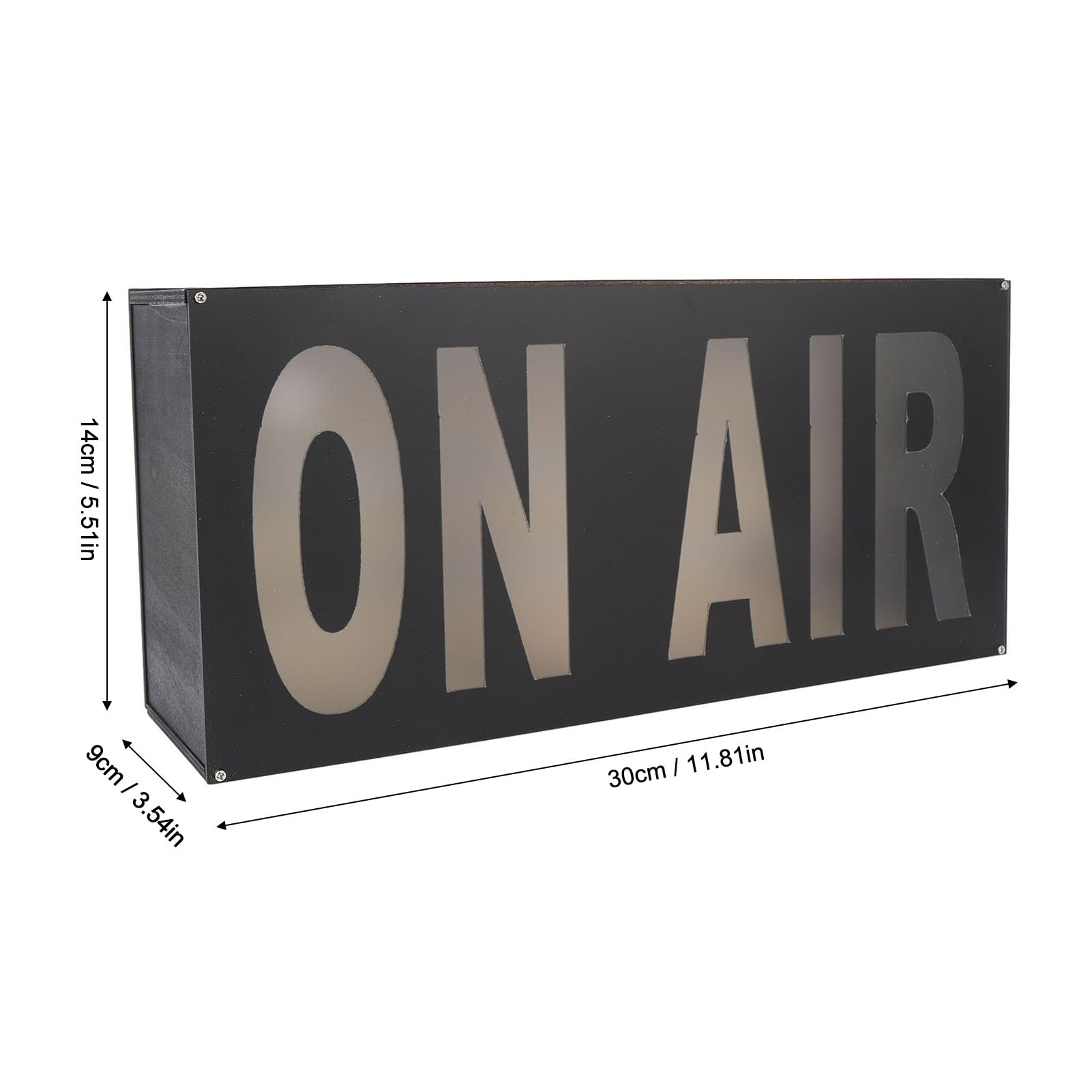 Generic ON AIR LED-Schild mit Fernbedienung, Cooles Design für Live-Streaming, Studio-Dekoration, USB-betrieben, Kompakte Größe