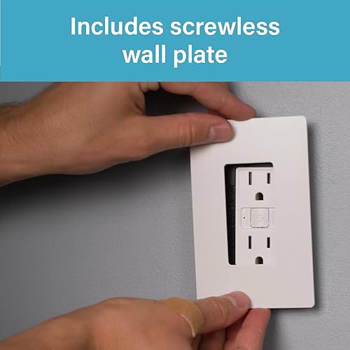 Miniatura 3 de Legrand Radiant Wi-Fi Matter Smart Outlet 15A, configuración sin esfuerzo, compatibilidad mejorada con Apple HomeKit, Google Home, Alexa y