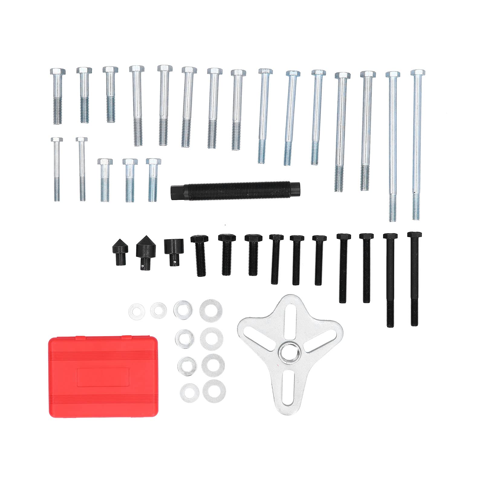 YAOGOHUA 35PCS Harmonic Balancer Gear Puller Kit Carbon Steel Steering Wheel Removal Tool