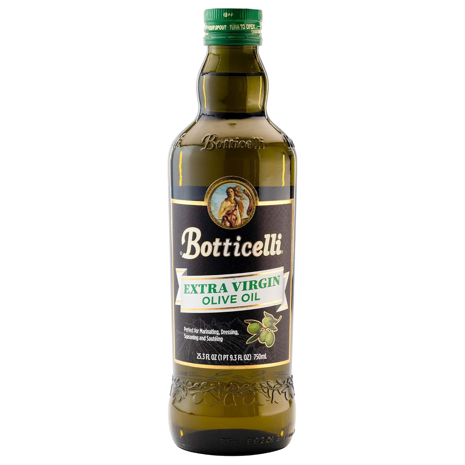 Extra Virgin Olive Oil by Botticelli, 16.9oz - Whole30 Approved,1-Pack