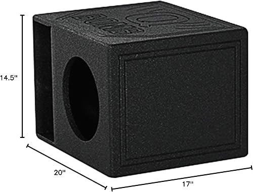 Miniatura 7 de QPower QBomb QBOMB12HP Caja Individual de Subwoofer Ventilado con Puerto de 12 pulgadas con Recubrimiento Protector