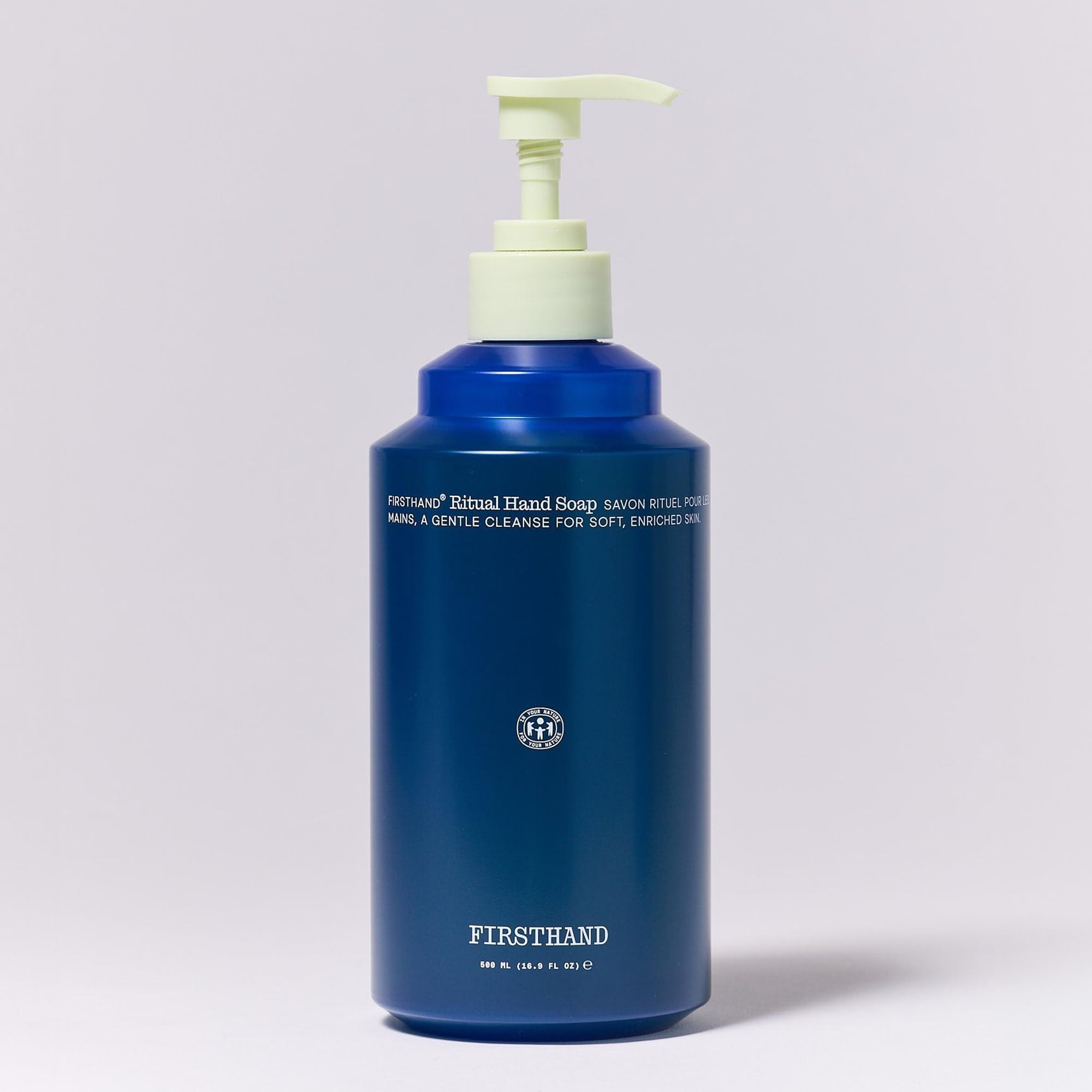 Firsthand Mydło w płynie 500 ml, naturalne mydło do rąk z aloesem, lawendą i bergamotką, wegańskie, nawilżające i łagodzące, wygładzające, naturalne składniki