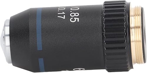 Miniatura 9 de Microscopio acromático, dispositivo de la primavera de la lente del objetivo del microscopio 60X para el laboratorio