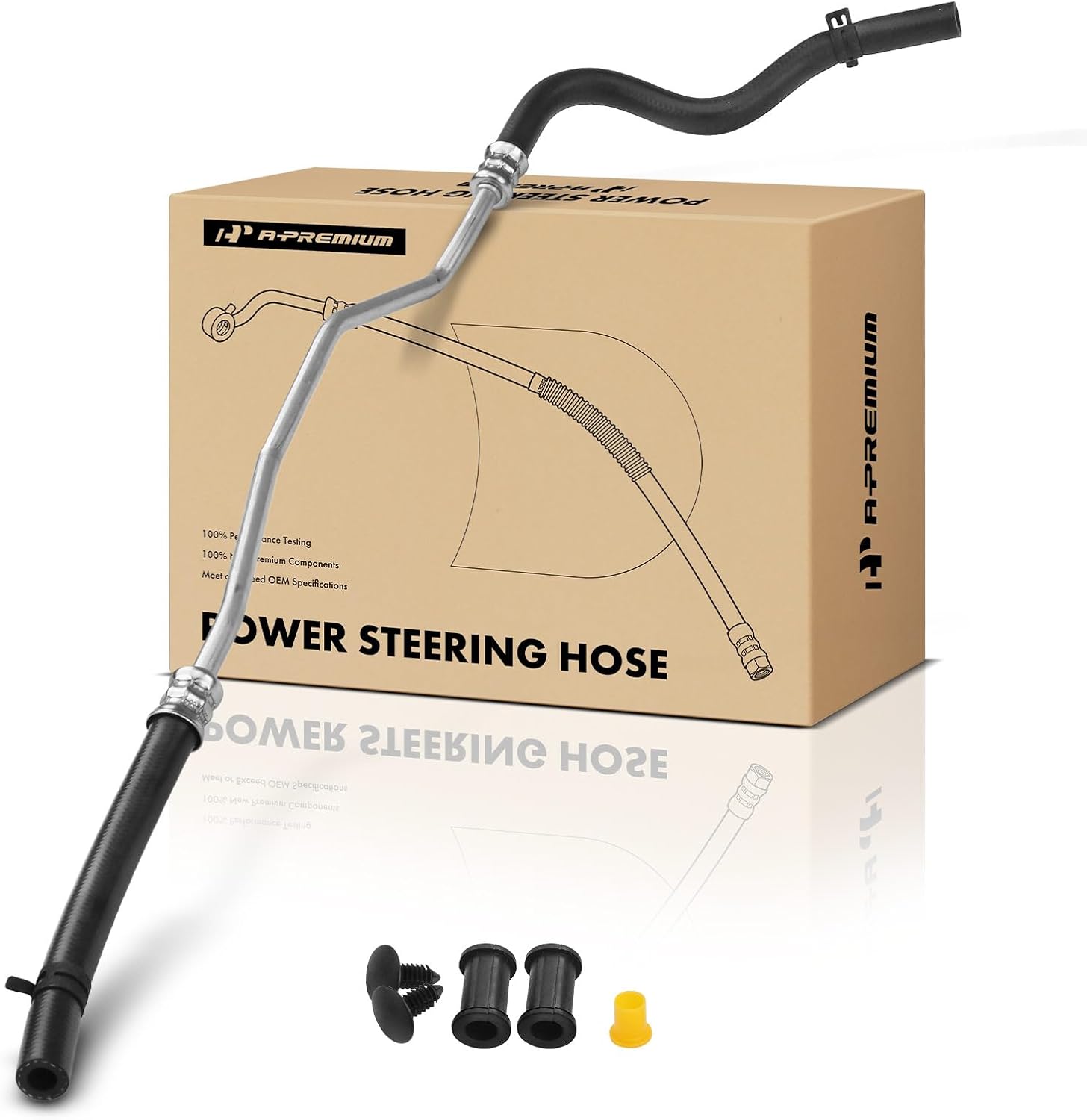 A-Premium Power Steering Return Line Hose Assembly Compatible with Chevrolet Impala 2012-2016 Impala Limited 2014-2016 V6 3.6L Cooler To Reservoir