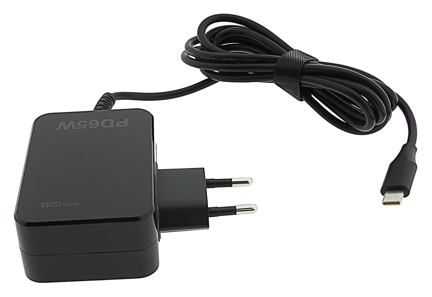 PATONA Adaptateur Secteur PD65W USB-C Power Delivery Chargeur Universel 100-240V Compatible ASUS Lenovo Dell HP