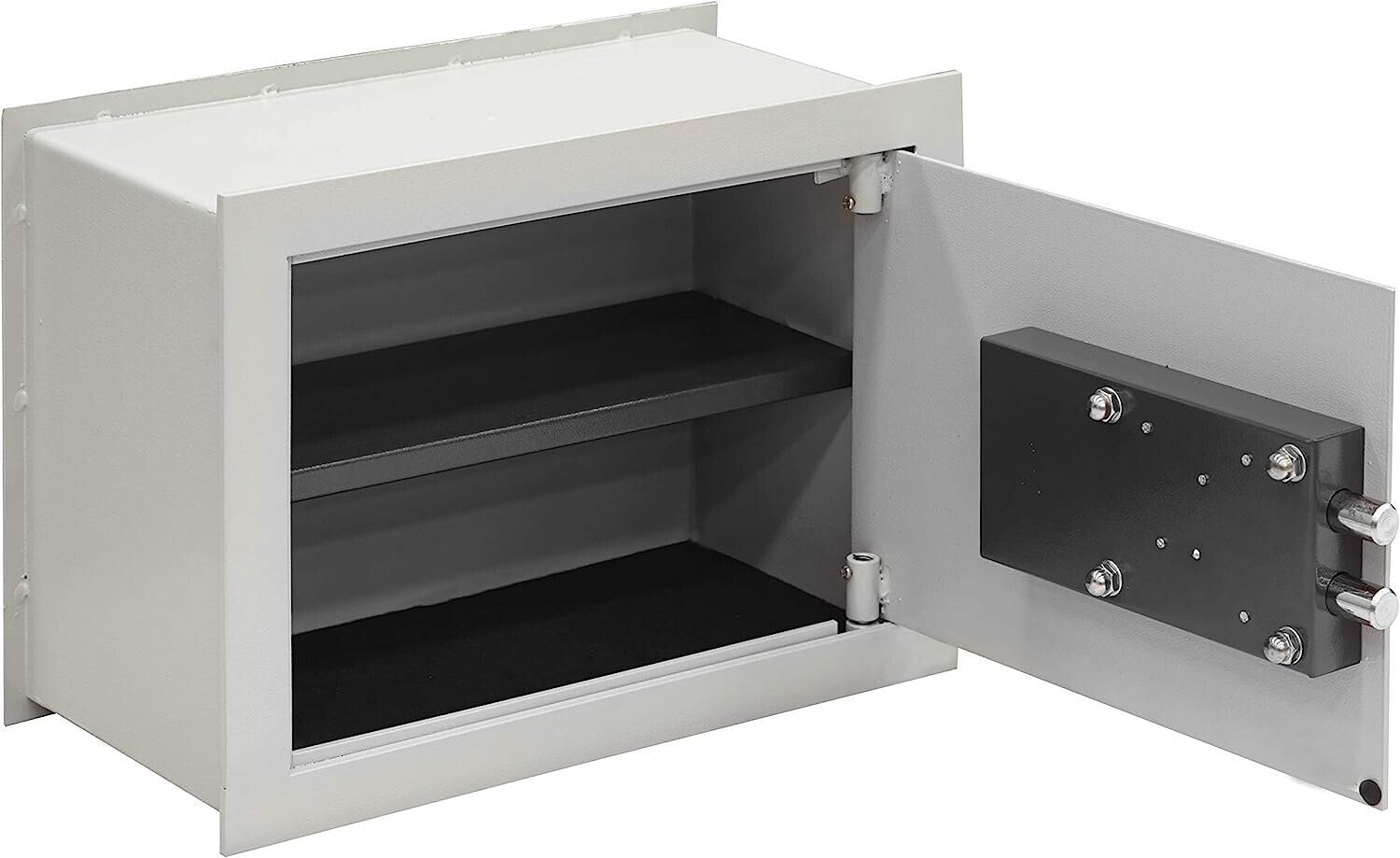 AERREGI CASSAFORTE A MURO GRIGIO CON DOPPIA CHIAVE MISURE 30X20X42 CASSAFORTE A PARETE CASSAFORTE A INCASSO CON CHIUSURA MECCANICA