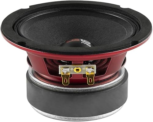 Miniatura 3 de Altavoz DS18 PRO de rango medio, cúpula en compresión de aluminio roja, altavoces de puerta de audio de alta calidad para auto o camión sistema de