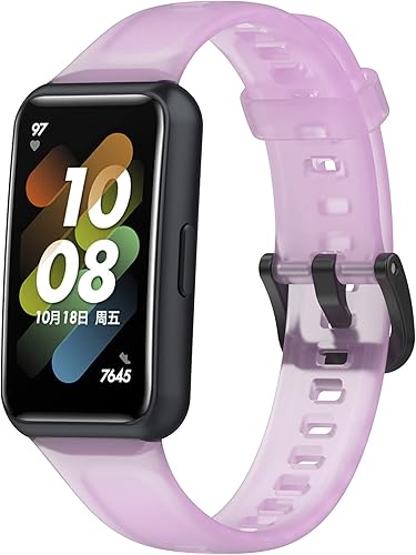 Miniatura 4 de FitTurn Correa de reloj compatible con Huawei Band 7, correa de reloj compatible con Huawei Band 7, correa deportiva, correa de repuesto de
