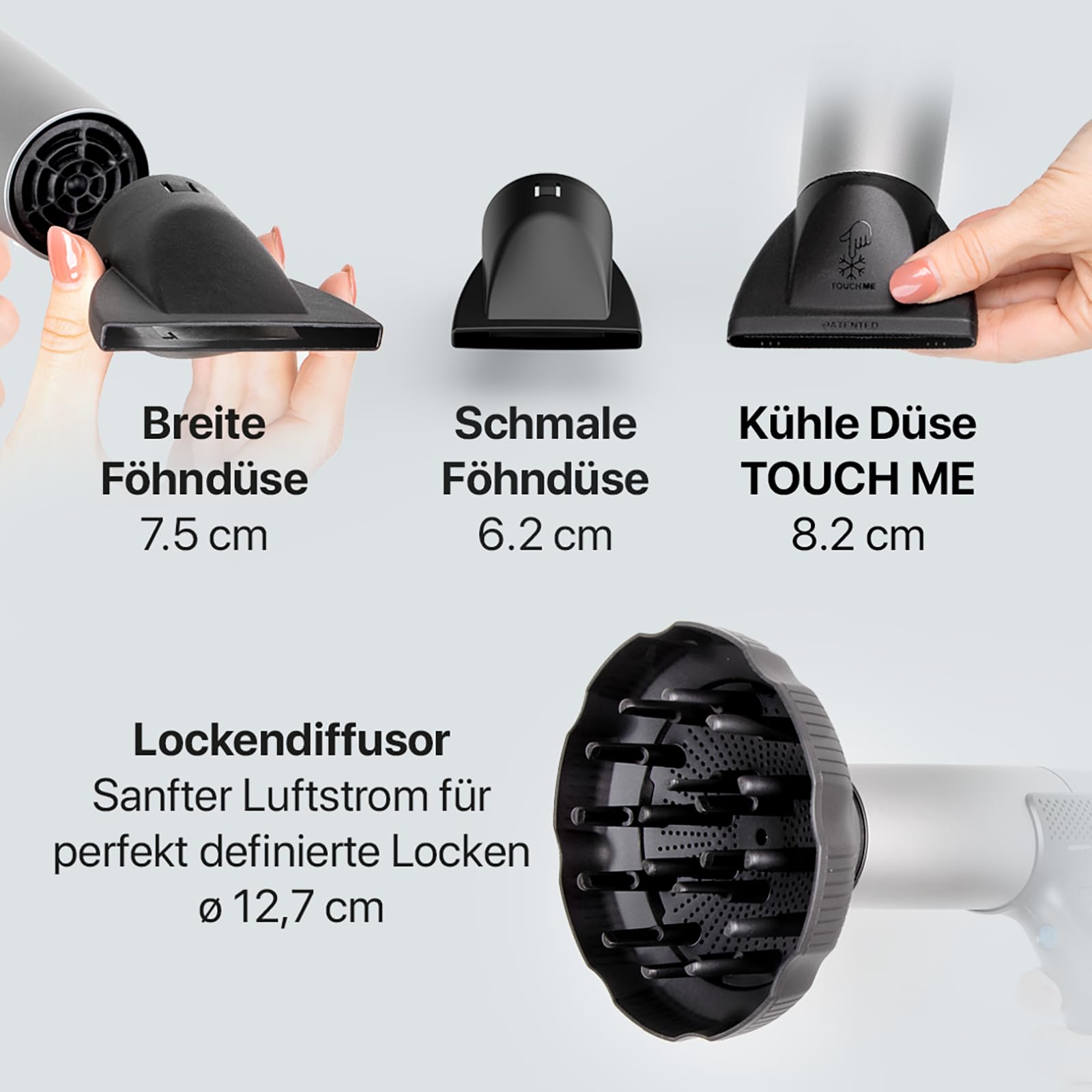 Valera Sension AI, Profi-Haartrockner, 2000W | Schwarz,Föhn mit High-Speed Digitalmotor,18 Temperatur- und Luftstromstufen, Ionisator, Leichtes Design, Swiss Made
