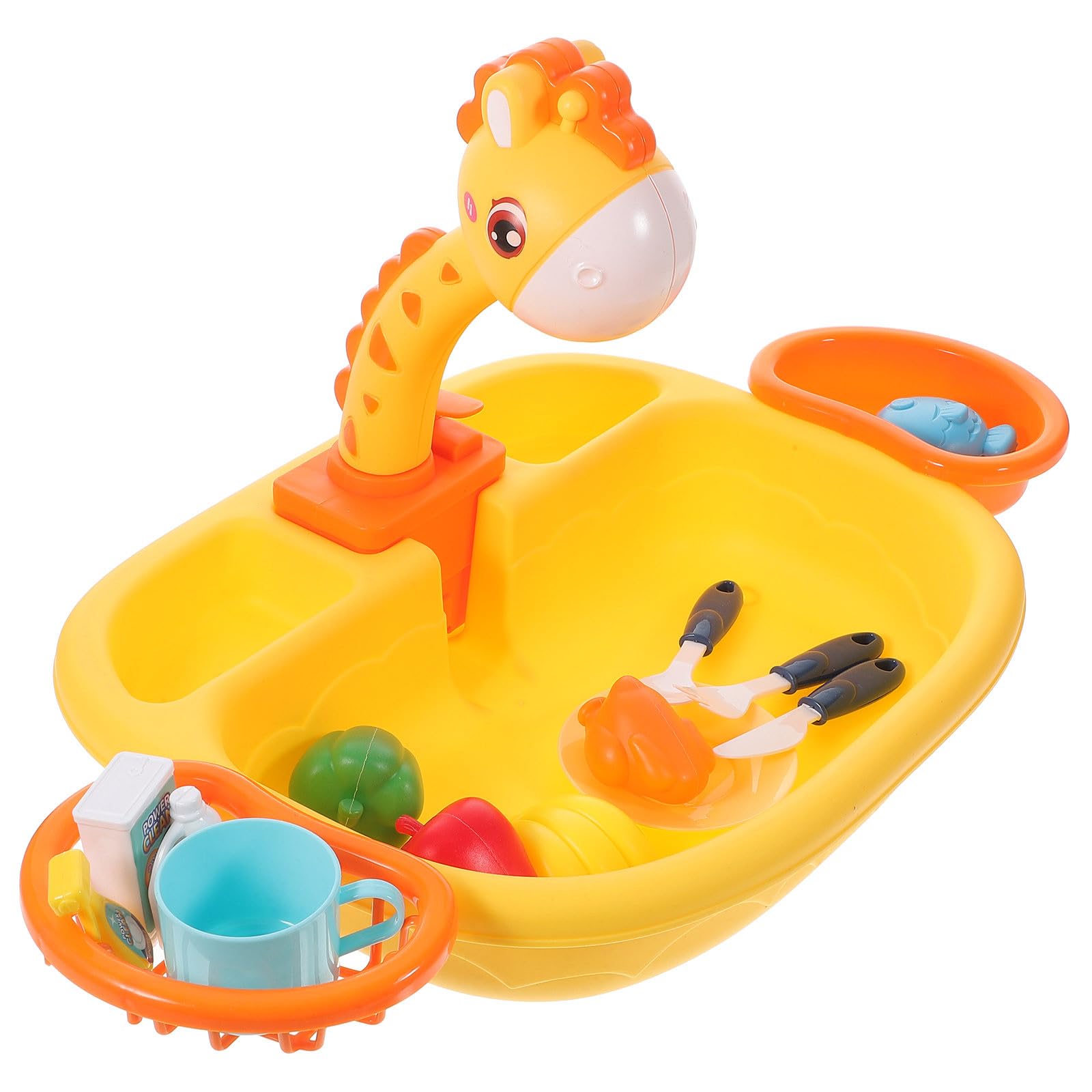 LALAFINA Vasca da Bagno per Uccelli Doccia Integrata Arancia in Plastico Multifunzionale per Gabbia, per Gioco la Pulizia degli Uccelli Domestici