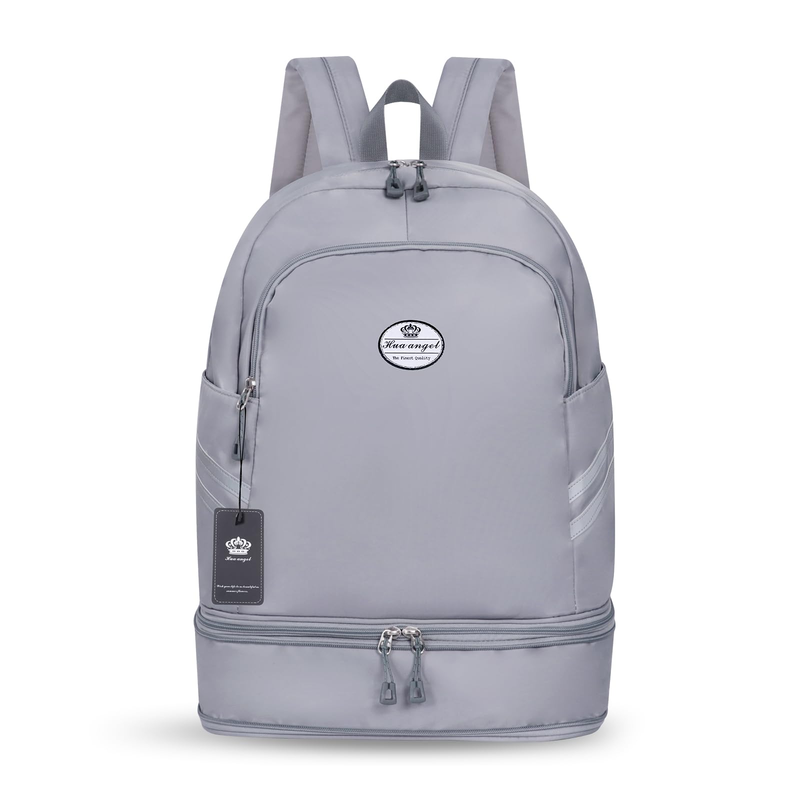 HUA ANGEL Zaino Impermeabile All'aperto On Scomparto Per Scarpe Zaino Da Viaggio Pieghevole 36-55l Scalabile Leggero Antifurto Zaino Sportivo Unisex per Palestra Nuoto Affari viaggi