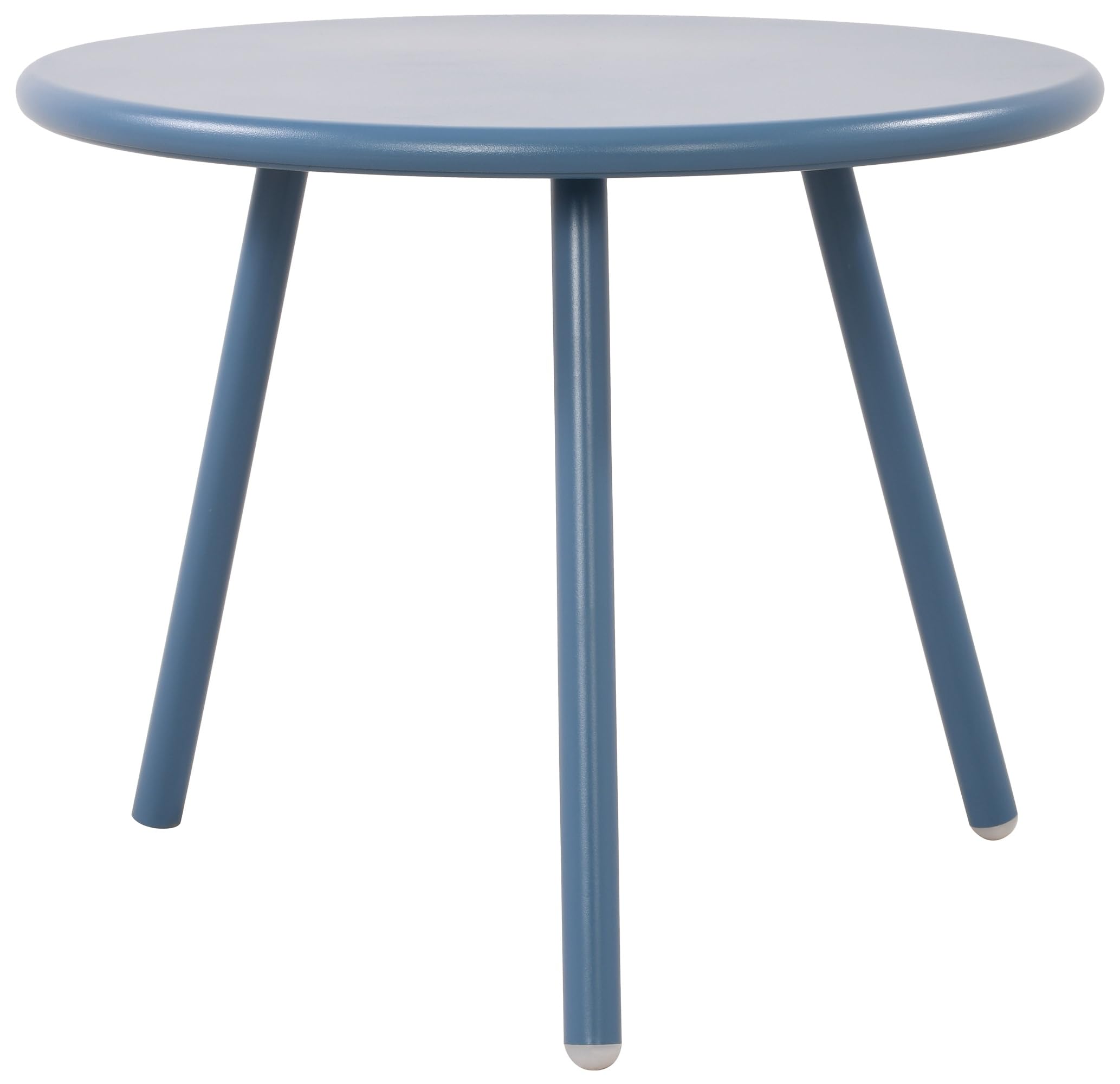 CLP Tavolino Berea I Tavolo da Salotto Rotondo per Esterni e Interni I Tavolo da Giardino Resistente alle intemperie e ai Raggi UV I Tavolino da Esterno, Colore:Blu