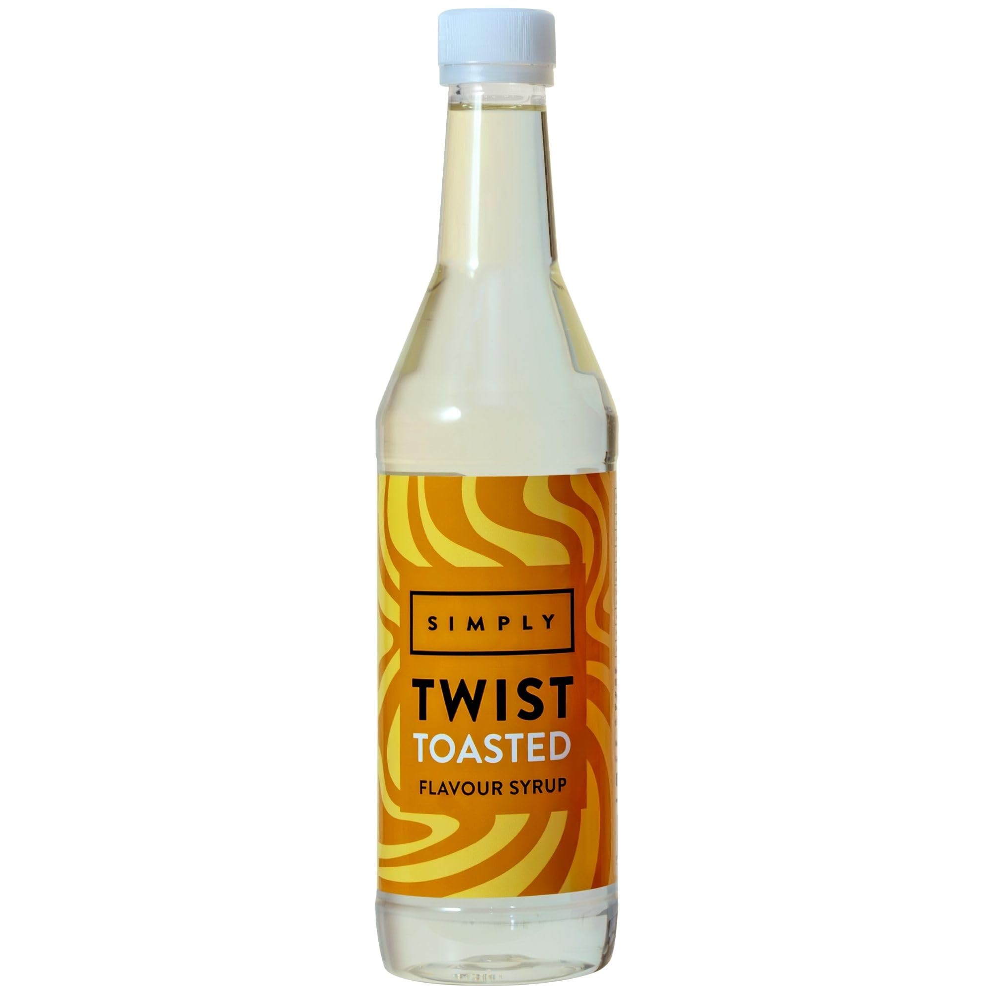 Simply Twist Toasted Flavour Coffee Syrup (485ml) – Add a Roasted Twist to Hot Chocolate, Lattes & More – Vegan Syrup for Coffee Drinks – For Baristas, Cafés & Creative Home Brewers