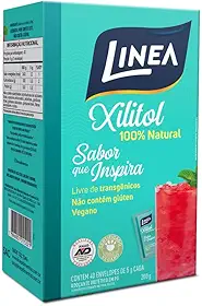 Linea Adoçante em Pó Xilitol com 40 Sachês