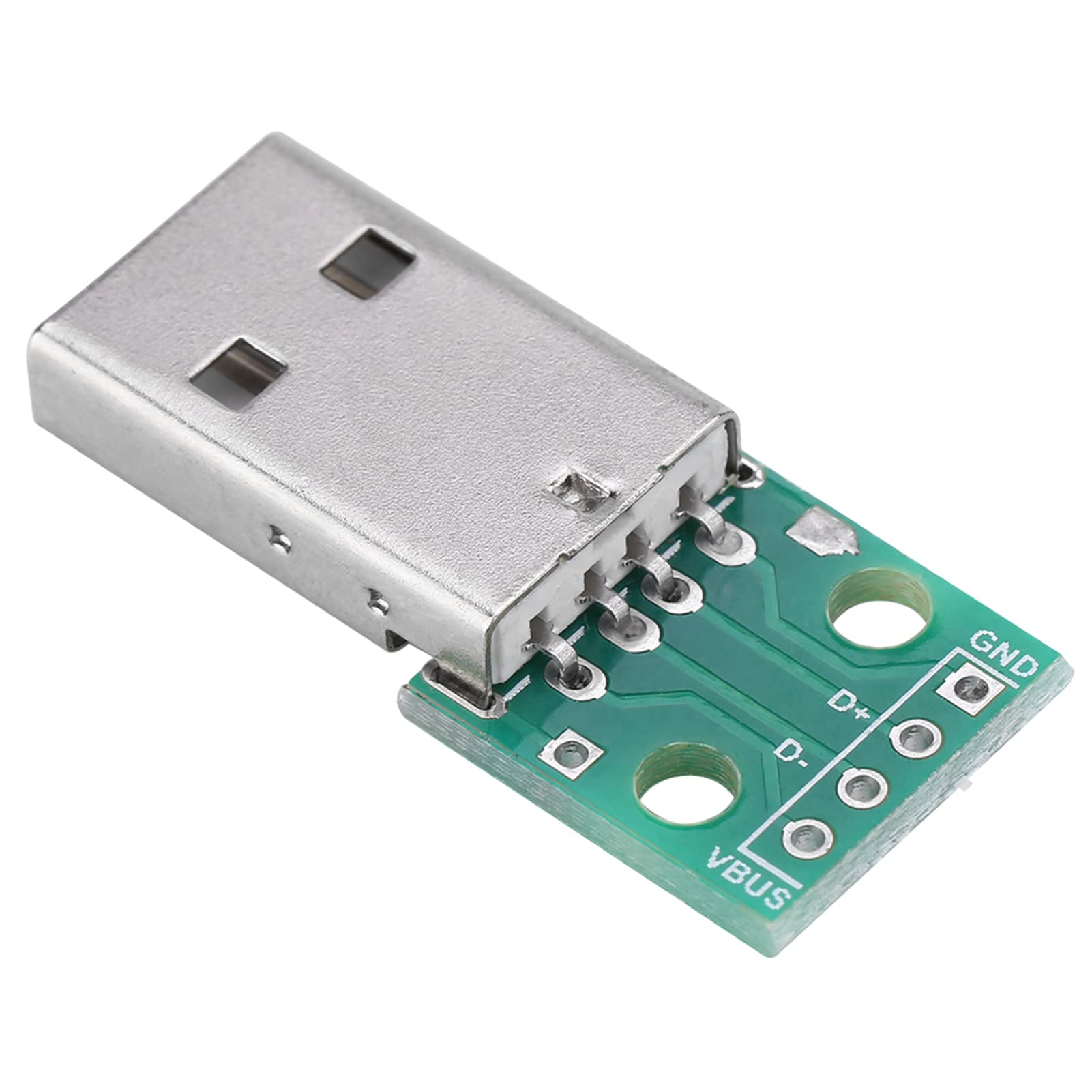 USB typ A męski na DIP płytka przyłączeniowa 10 sztuk wysokiej jakości 4-pinowe rozstaw 2,54mm dla majsterkowiczów projektów elektronicznych projekt płytki prototypowej zasilacz