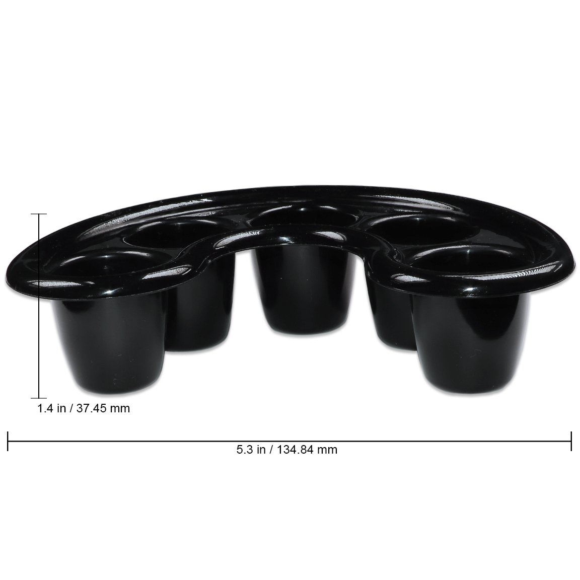 Beauticom Nail Soaking Tray Acetone Proof 2pcs