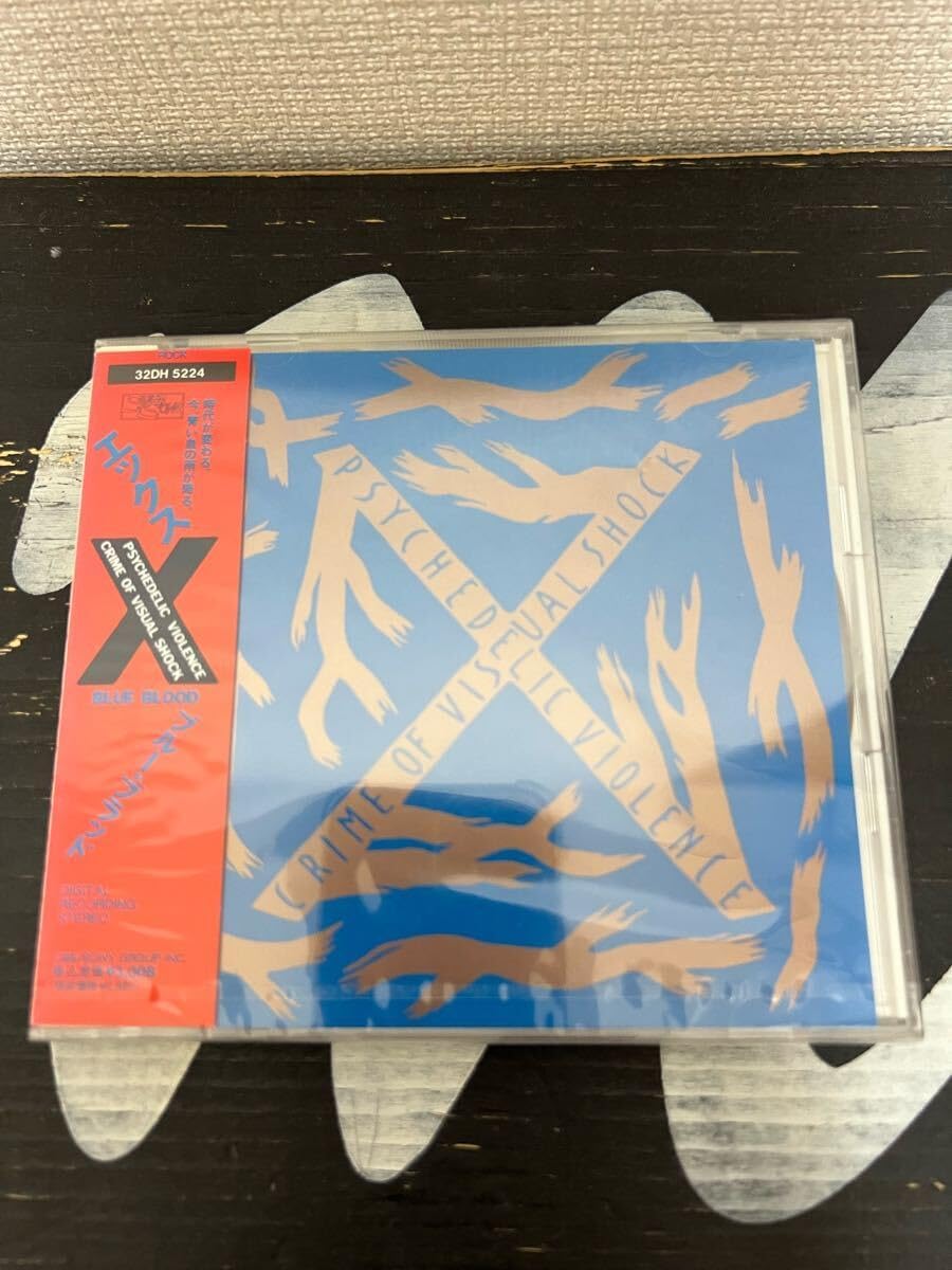 CD X JAPAN 🎇 エックスジャパン blue blood 【マルチカラー】 ブルー