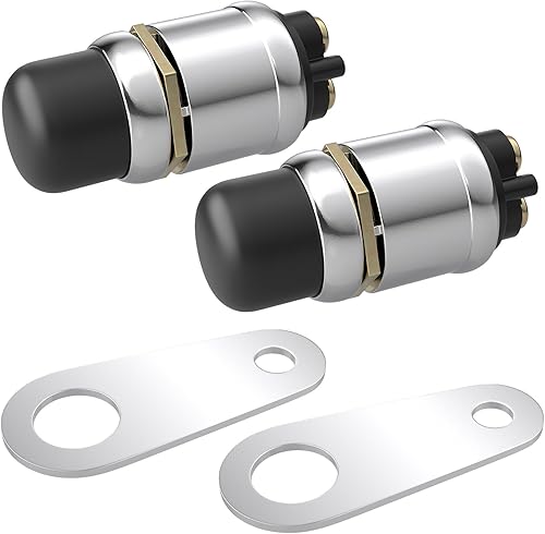 Miniatura 9 de Interruptor de arranque de botón pulsador 12V 50A, interruptor de arranque momentáneo impermeable para motor de automóvil, botón de arranque