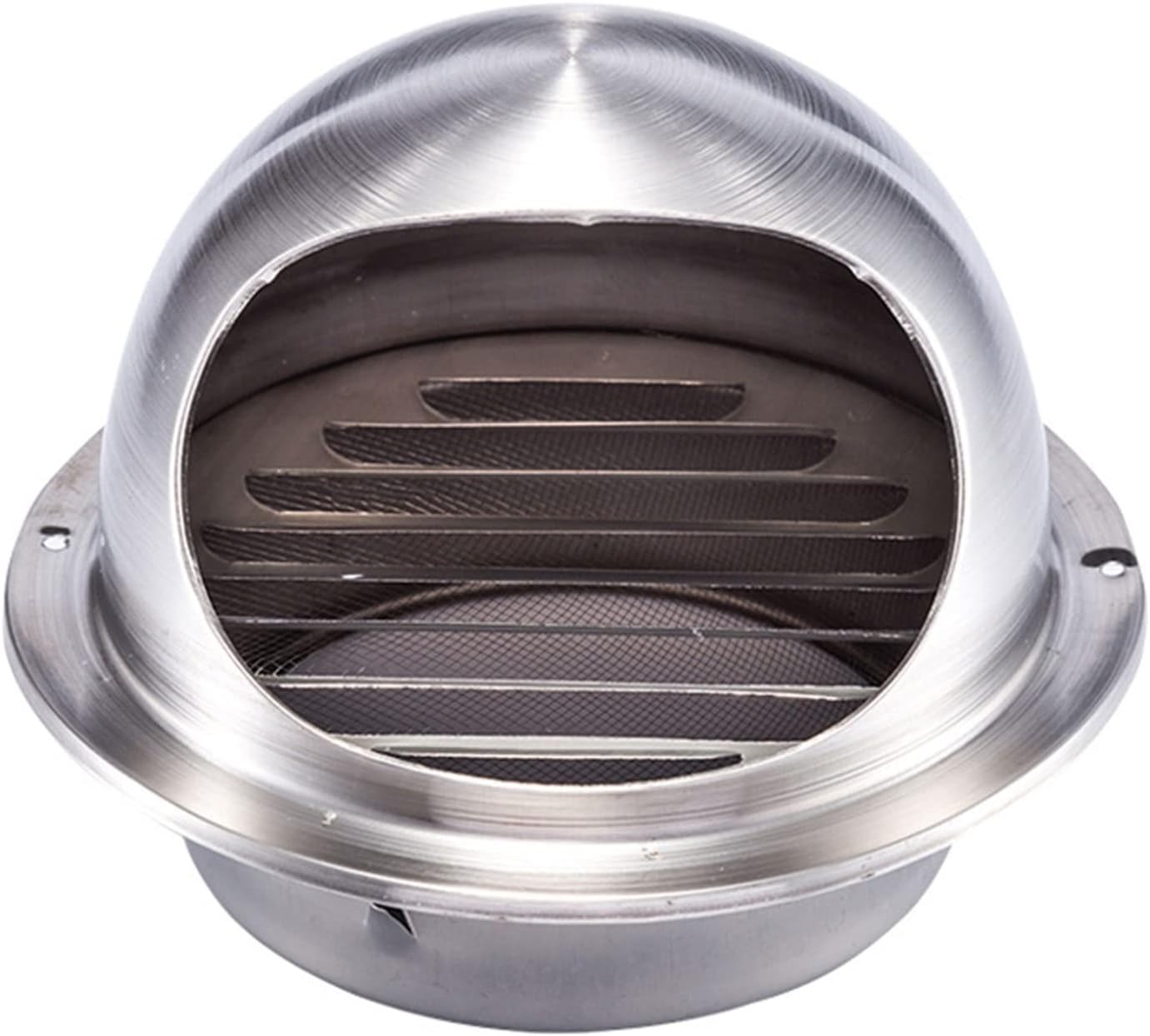 WORDFUN Air Vent Round Grille Cover, 2.4~12in Stainless Steel Soffit Vent Dryer, Ventilation Exhaust Covers, Vent Replacement Hood, Round Louver Grille Cover