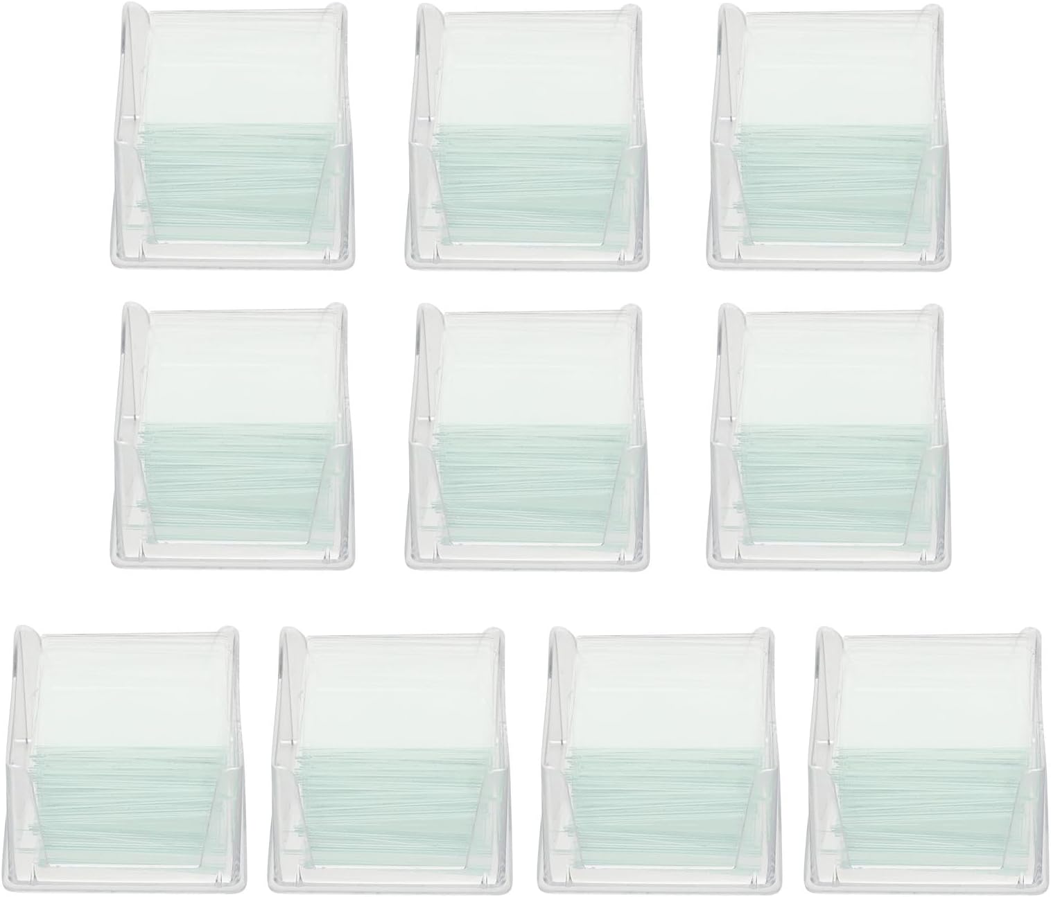Hemobllo Microscope Slides,1000 Pcs/10 Boxes Glass Slides for Microscope Science Glass Cover Slips Coverslips for Lab Microscope Accessories 22x22mm