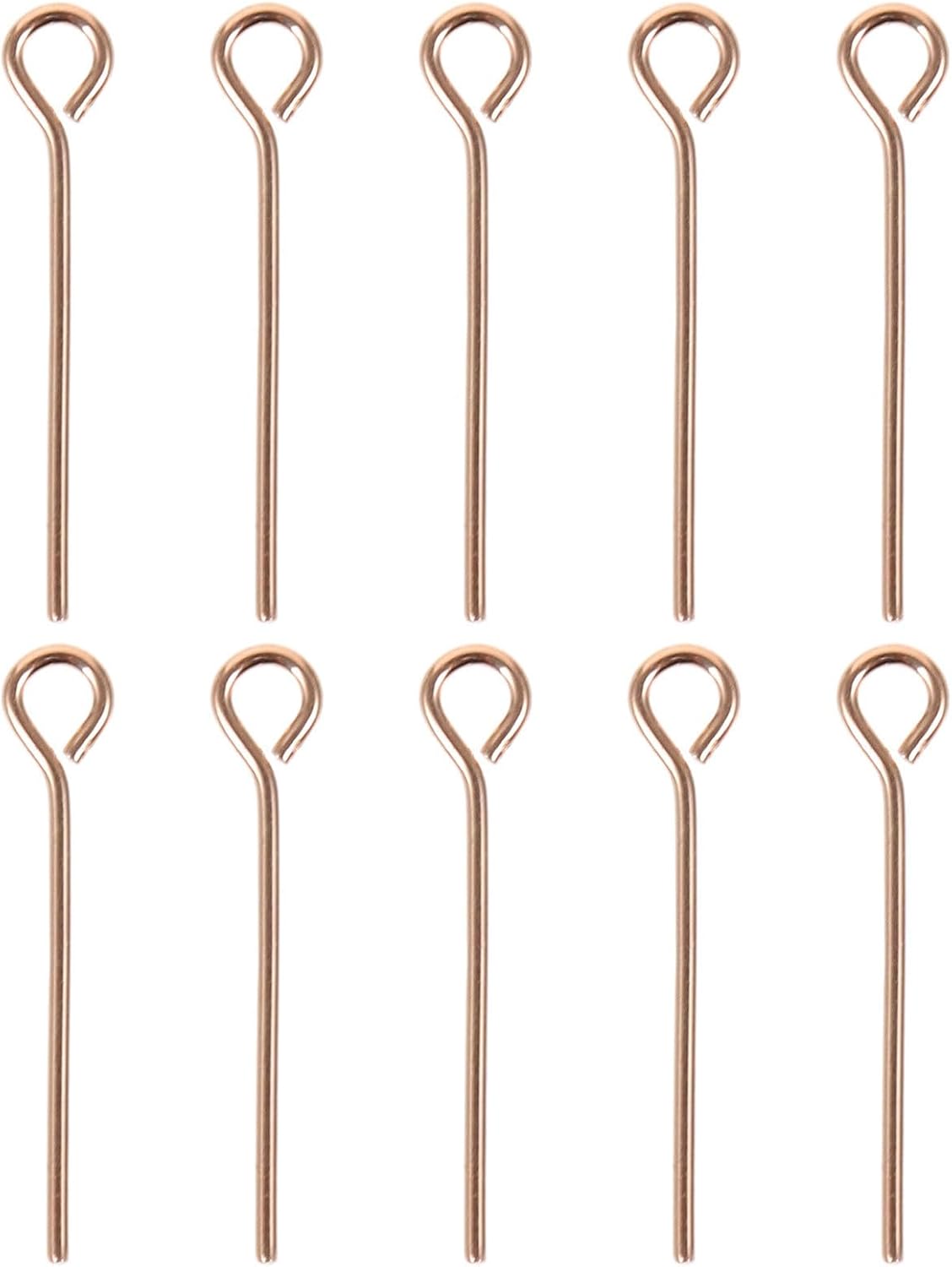 10pcs Silver Open Eye Pins for Jewelry Making DIY Dangle Accessories