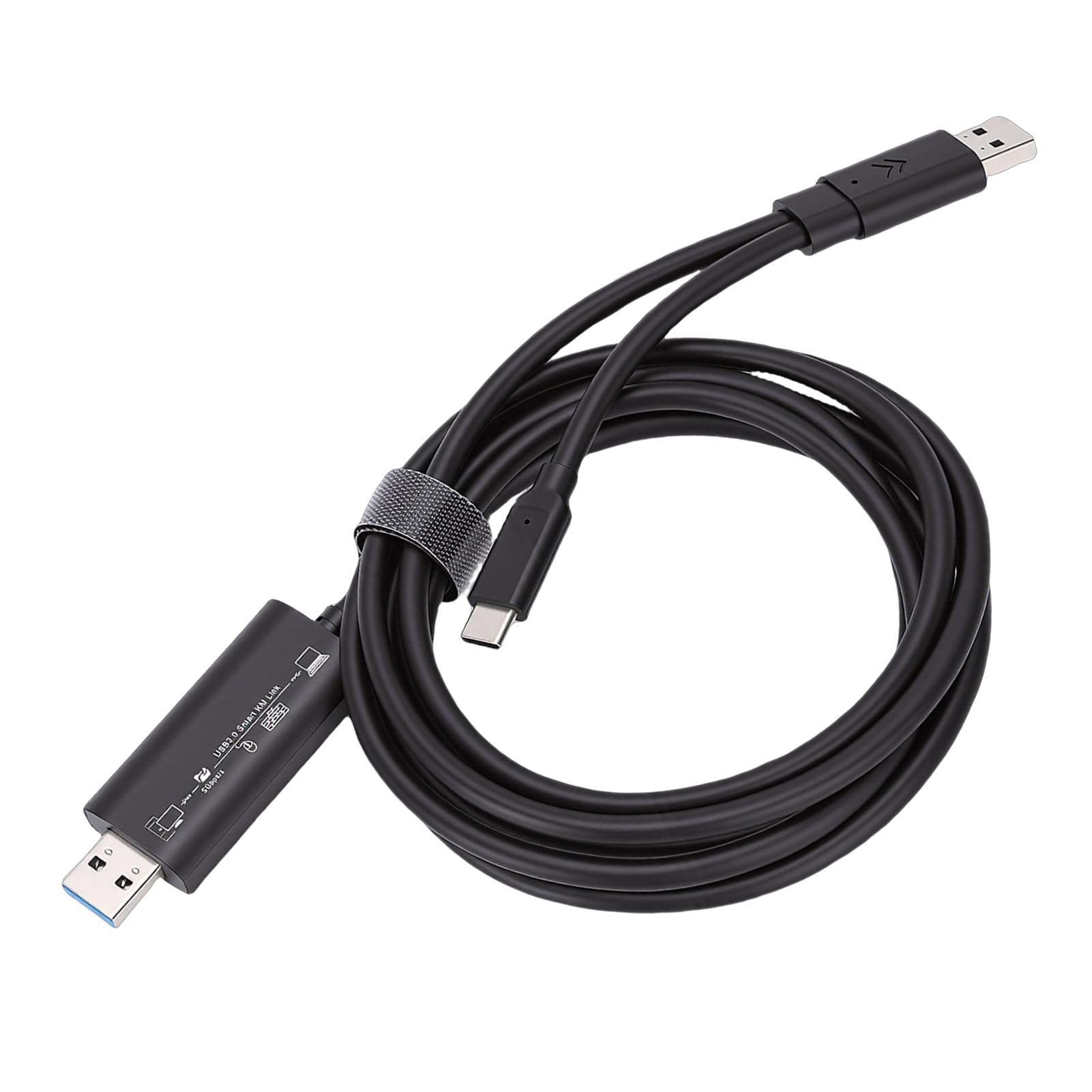 Cavo Trasferimento Dati USB 3.0 5 Gbps, Cavo USB A A C per Trasferimento File PC Laptop, di Sincronizzazione Dati Ad Alta velocità da 3.0 A .0 e Tipo C, Compatibile con e MacOS, 6,6 Piedi