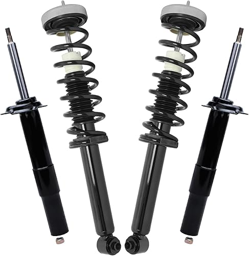 Miniatura 109 de Detroit Axle - Amortiguadores para BMW 328i 325i 128i 135i 335i 330i 335d 335is (sin Sport Susp.) 2 puntales delanteros completos con muelle