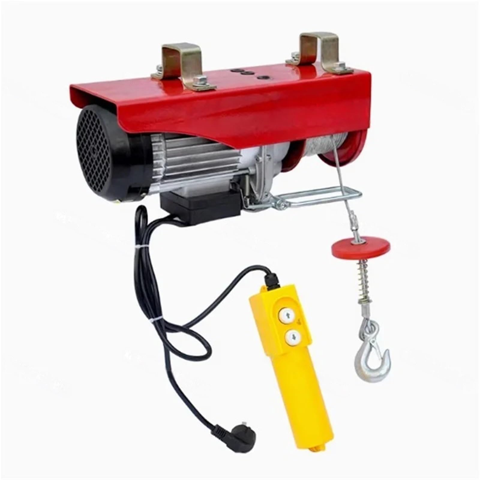 Treuils électriques Palan électrique 220V avec télécommande filaire/sans fil, treuil à câble pour bateau, voiture, Garage, ascenseur(20M-1)