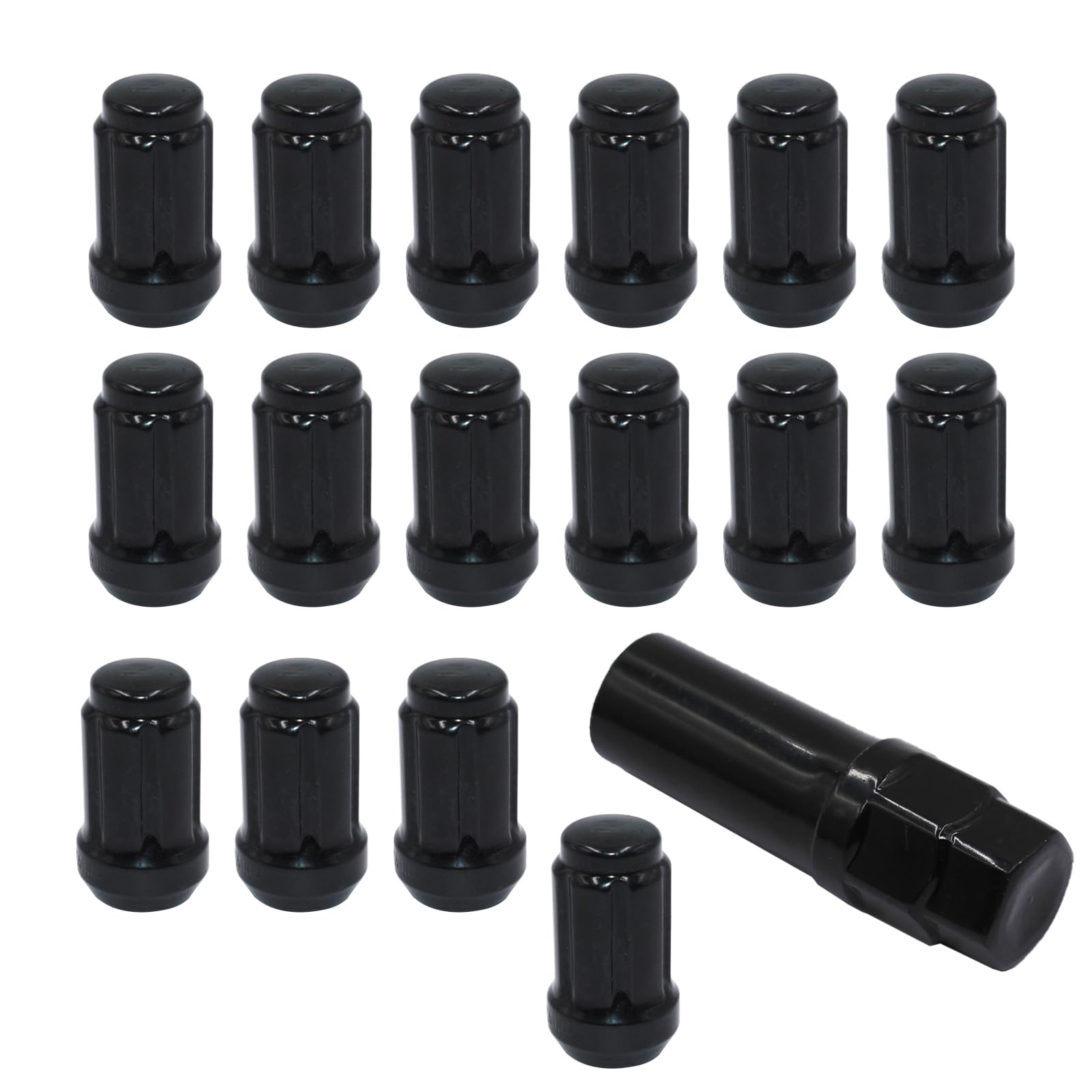 Amazon.com: M12x1.5 Set, 16 Pcs Spline Lug Nuts with Socket Key