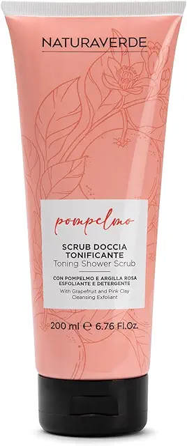 Scrub Corpo Esfoliante e Tonificante al Pompelmo e Argilla Rosa - Naturaverde