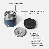 Vista 2 de YETI Rambler - Tarro de alimentos de 8 onzas, aislado al vacío, acero inoxidable, con tapa hermética, rosa tropical