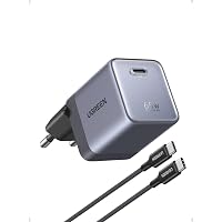 UGREEN Nexode Air 65W Caricatore USB C Ricarica Rapido GaN II Alimentatore con Cable