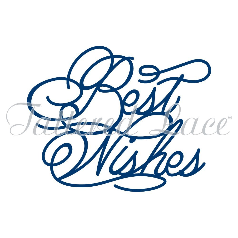 Tattered Lace Best Wishes D419 Stephanie Weightman Free