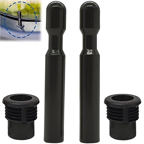 FODZ-5421850-A 2 pines de cerradura de puerta 2 fundas de perilla de cerradura de puerta para Ford F150 Explorer