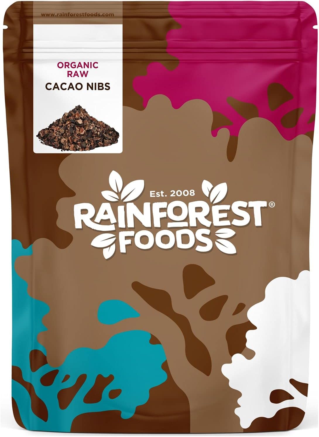 Rainforest Foods Organic Raw Cacao Nibs 900g