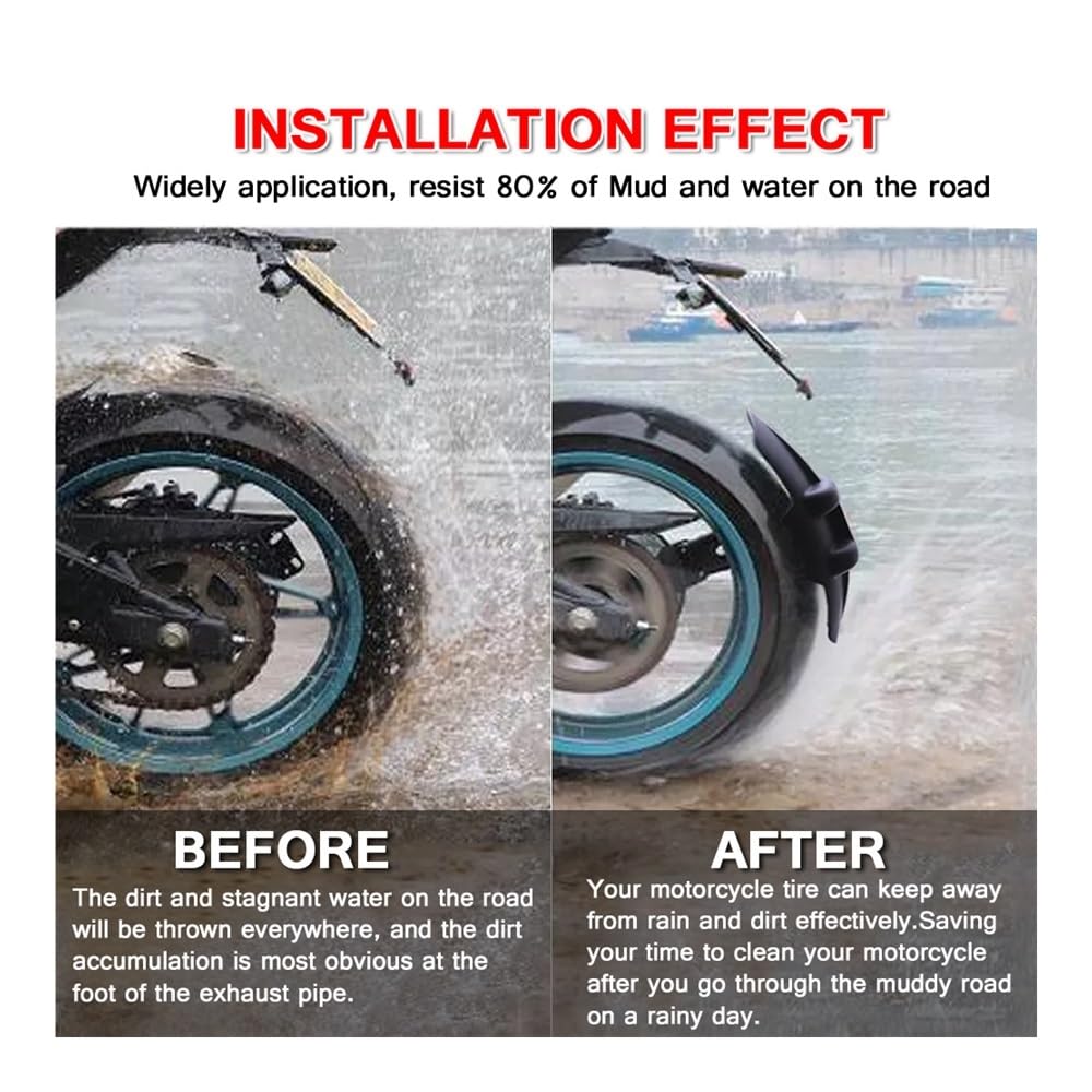 parafango della moto Parafango Posteriore Moto Per Ya&maha MT09 Tracer 900 Tracer 7 2021 FZ6 2008 Parafango Paraspruzzi Protector Pneumatico Hugger Cover Posteriore