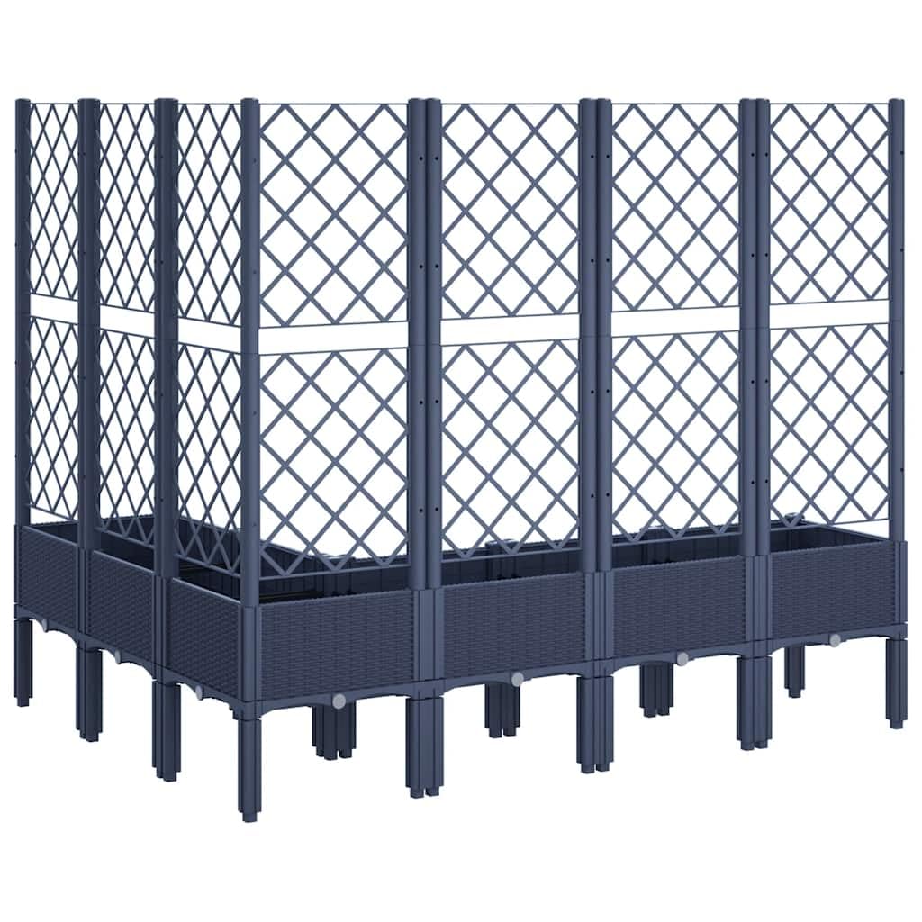 vidaXL Garden Planter with Trellis - Image 9