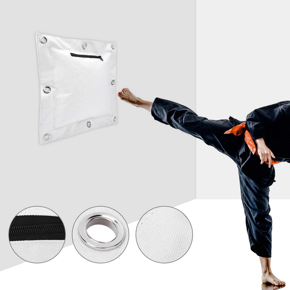 Saco de Boxeo Wing Chun, Bolsa de Arena de Pared Resistente con Cremallera 3 Tamaños Lona para Entrenamiento Boxeo Muay Thai Sanda en Casa Gimnasio